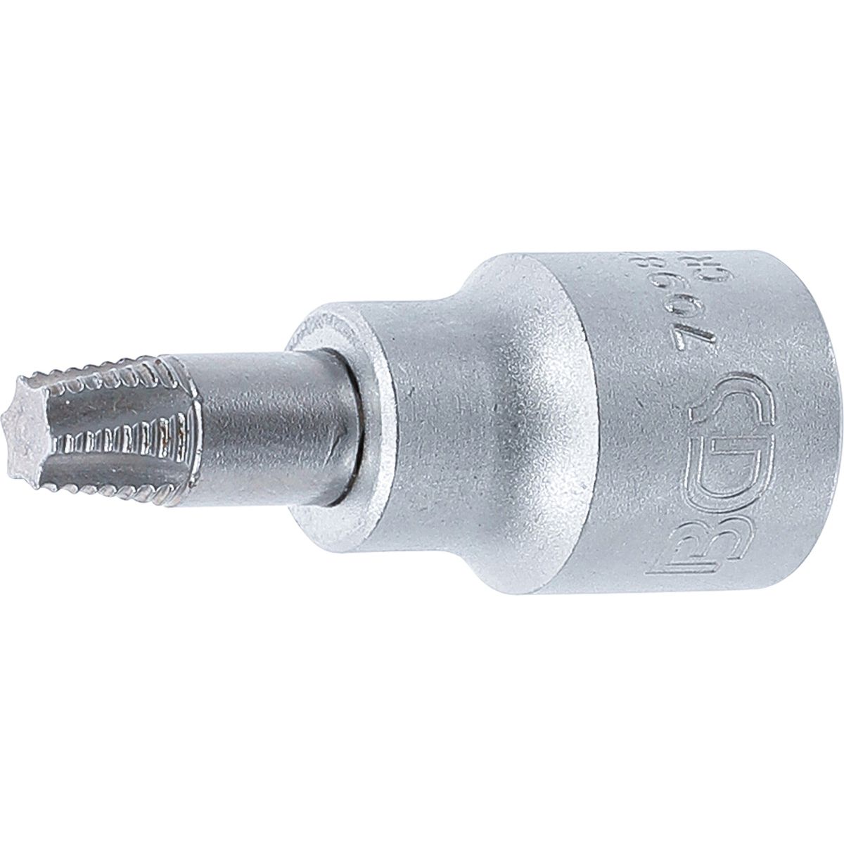Screw Extractor Bit Socket | 10 mm (3/8") Drive | for damaged T-Star (for Torx) T40
