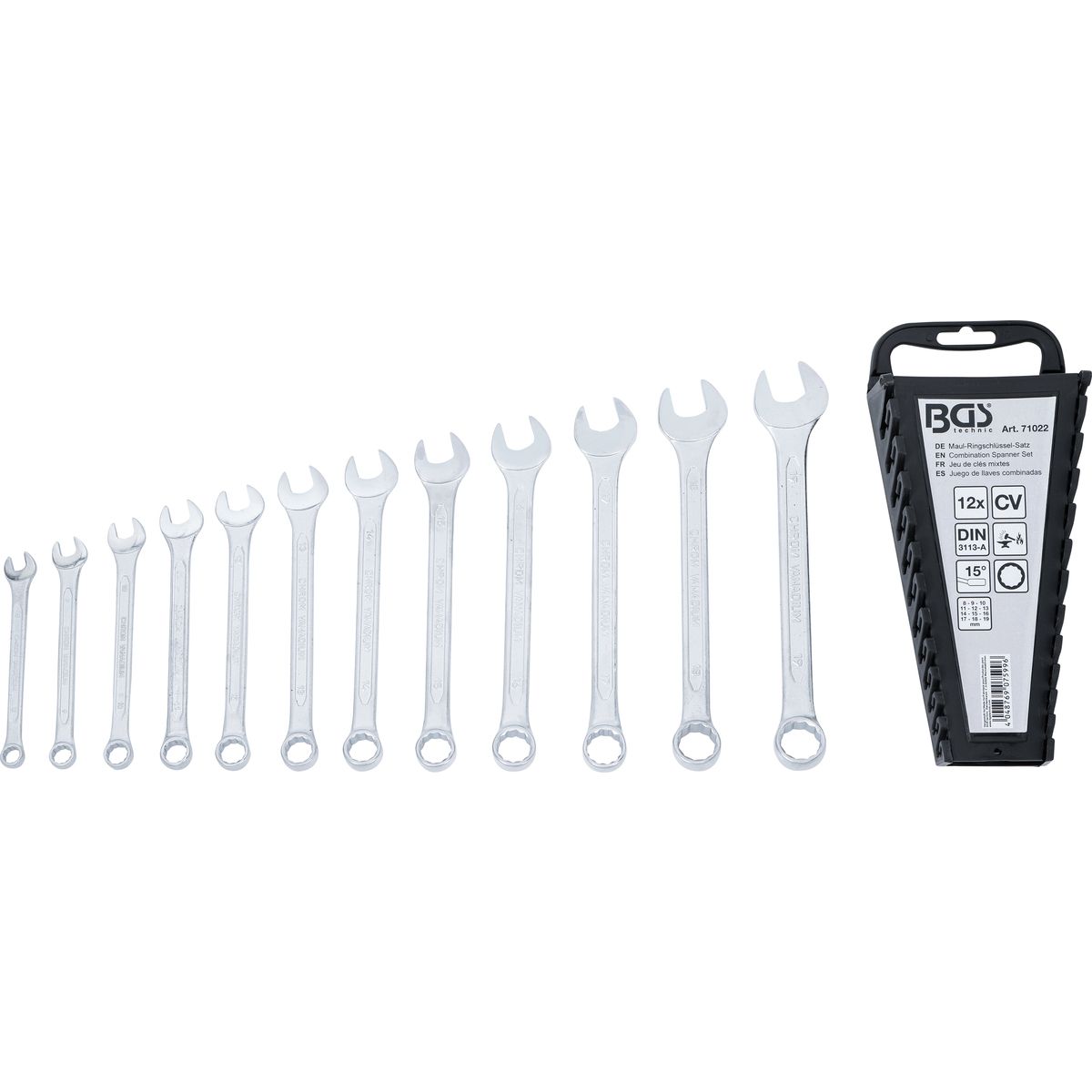 Combination Spanner Set | 8 - 19 mm | 12 pcs.