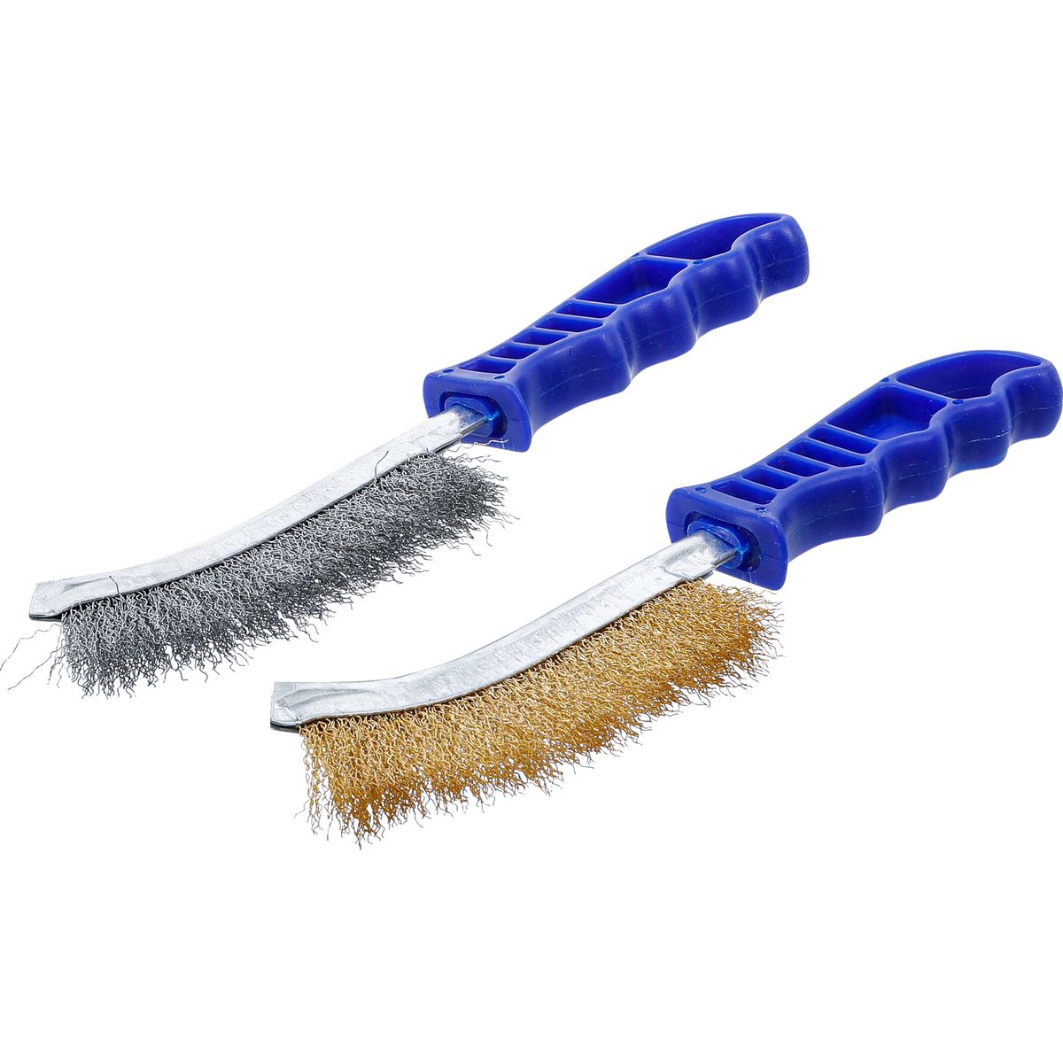 Steel Wire Brush Set | steel and brass coated steel | 260 mm | 2 pcs.