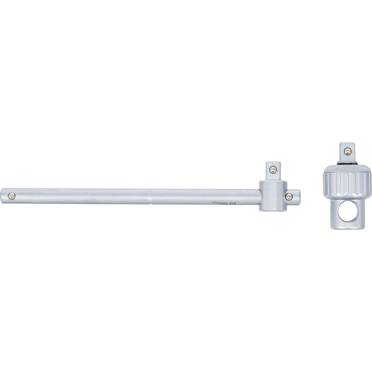 Steckschlüssel-Adapter mit Ratschenfunktion | mit Gleitgriff | Abtrieb 12,5 mm (1/2")