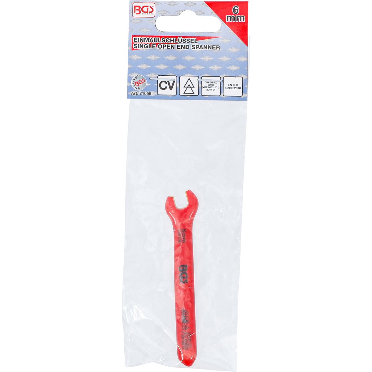 VDE Single Open End Spanner | 6 mm