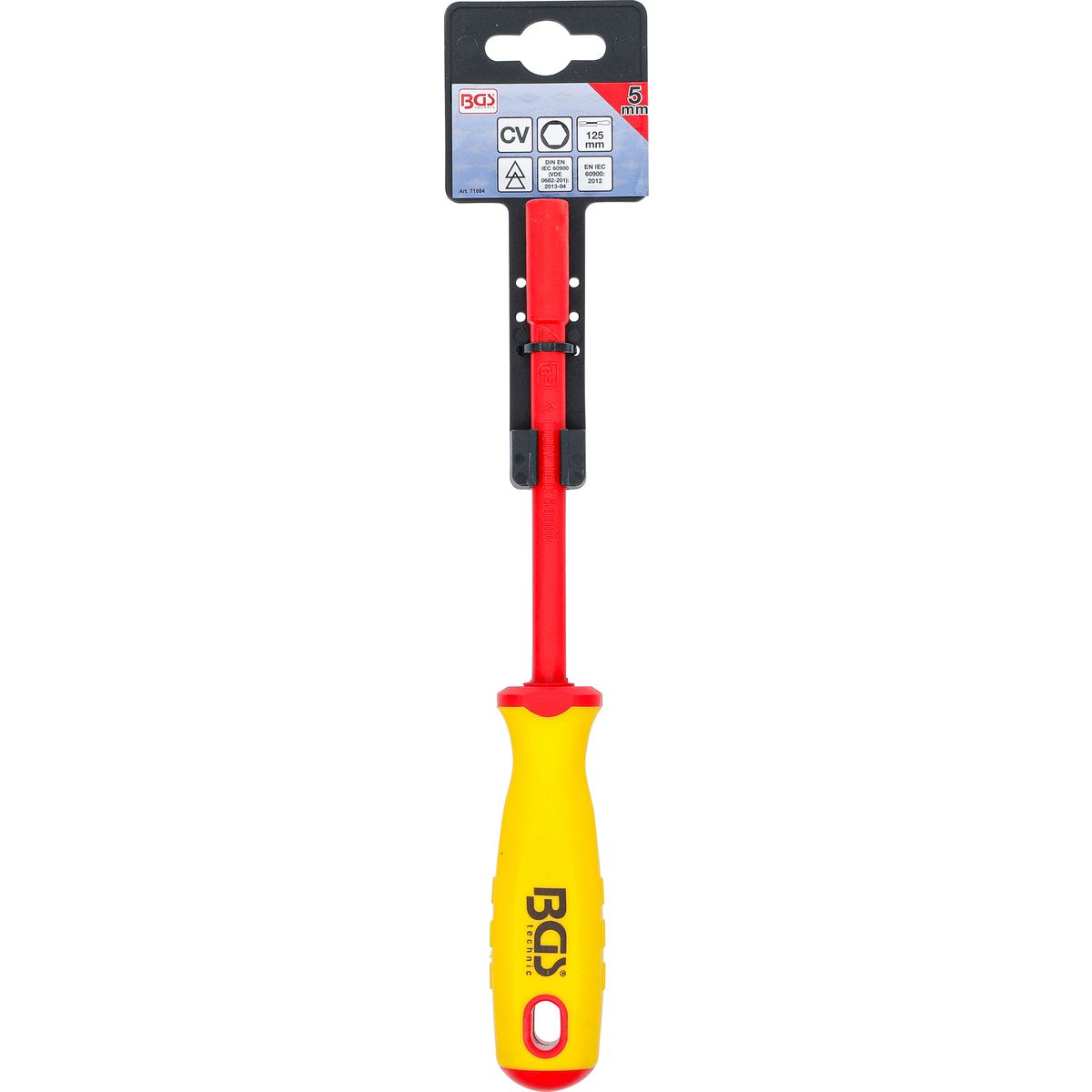 VDE Socket Screwdriver | Hexagon | 5 mm | Blade Length 125 mm