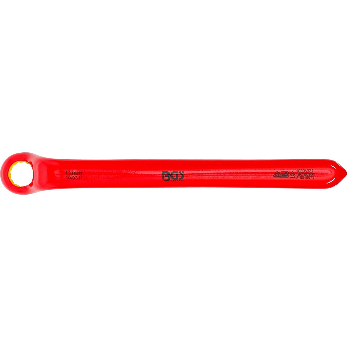 VDE Single End Ring Spanner | deep offset end | 11 mm