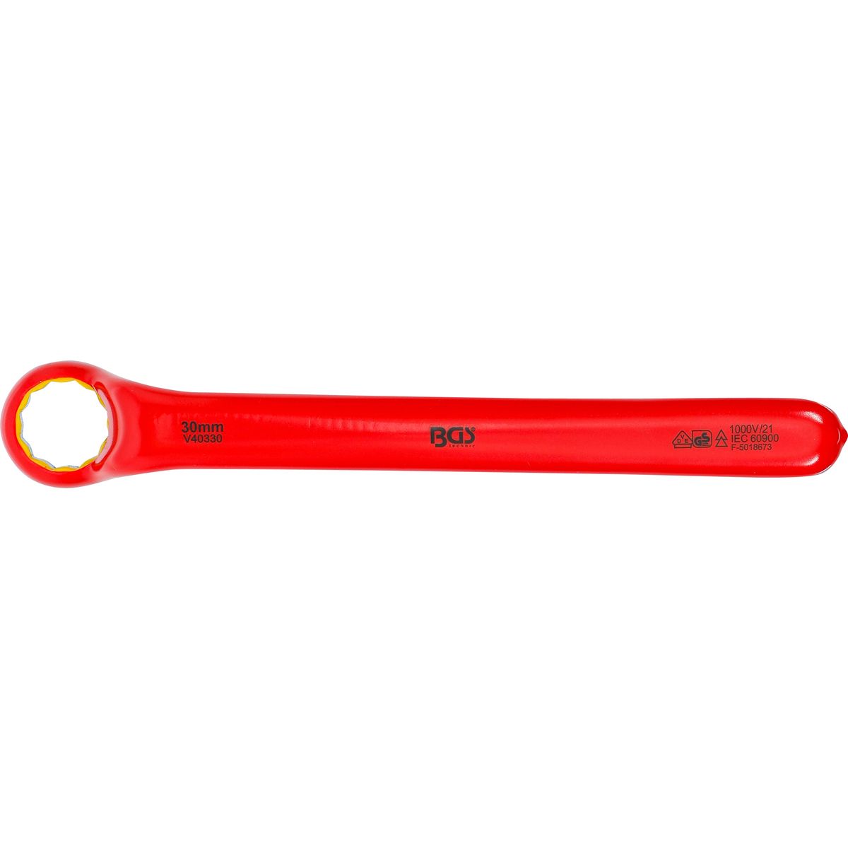 VDE Single End Ring Spanner | deep offset end | 30 mm