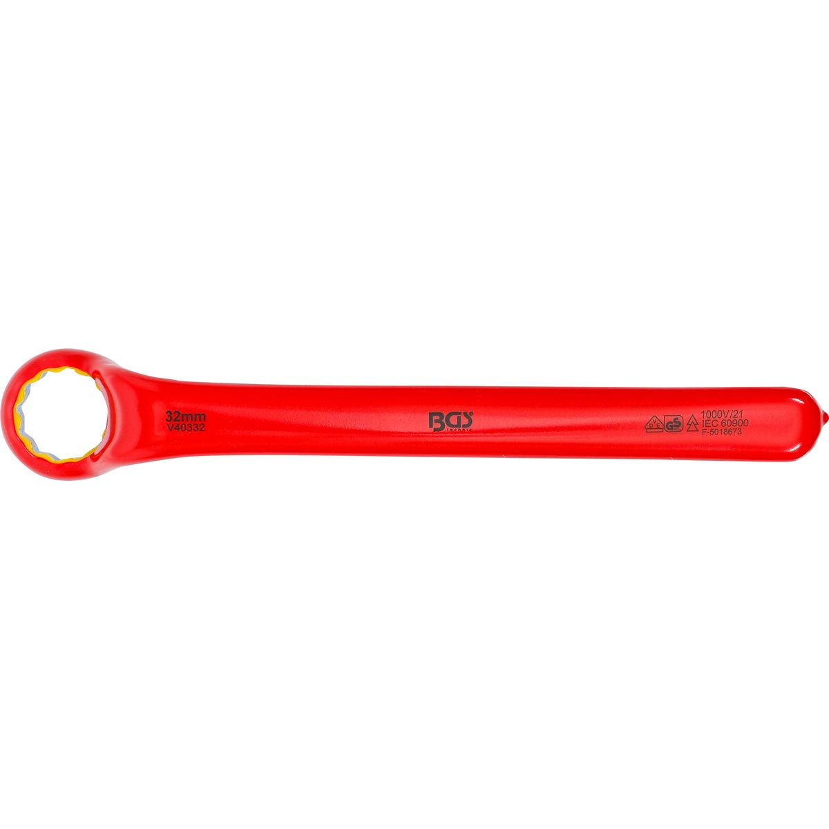 VDE Single End Ring Spanner | deep offset end | 32 mm