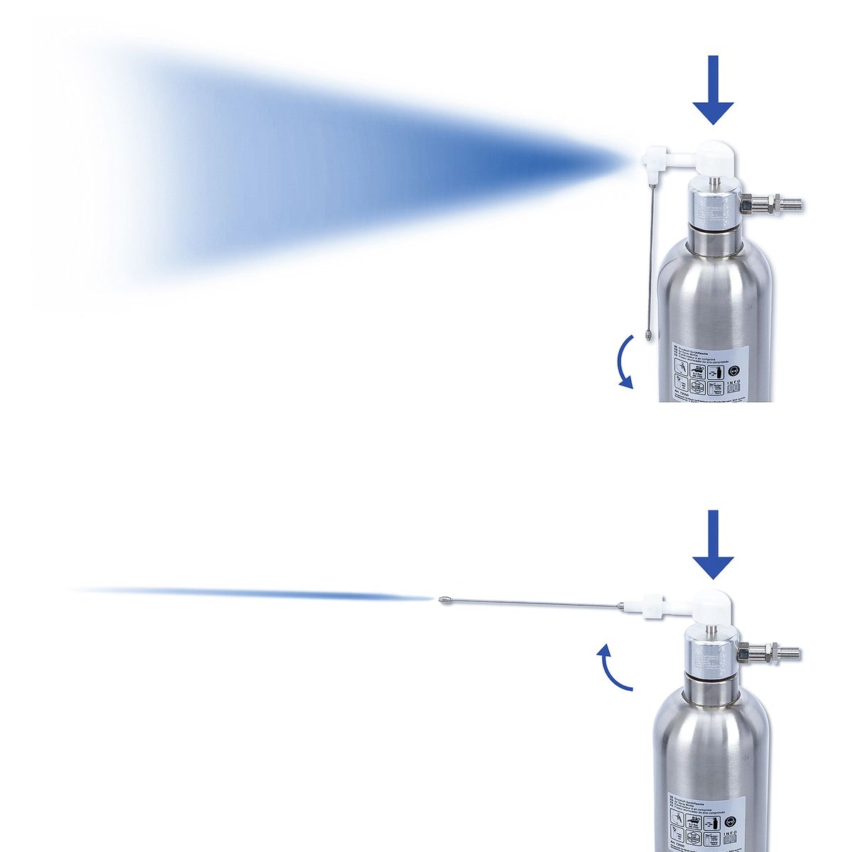 Pulvérisateur à air comprimé | acier inoxydable | 650 ml