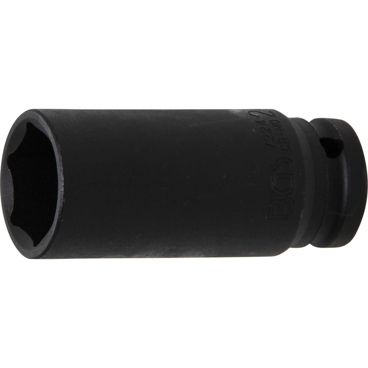 Impact Socket Hexagon, deep | 12.5 mm (1/2") Drive | 24 mm