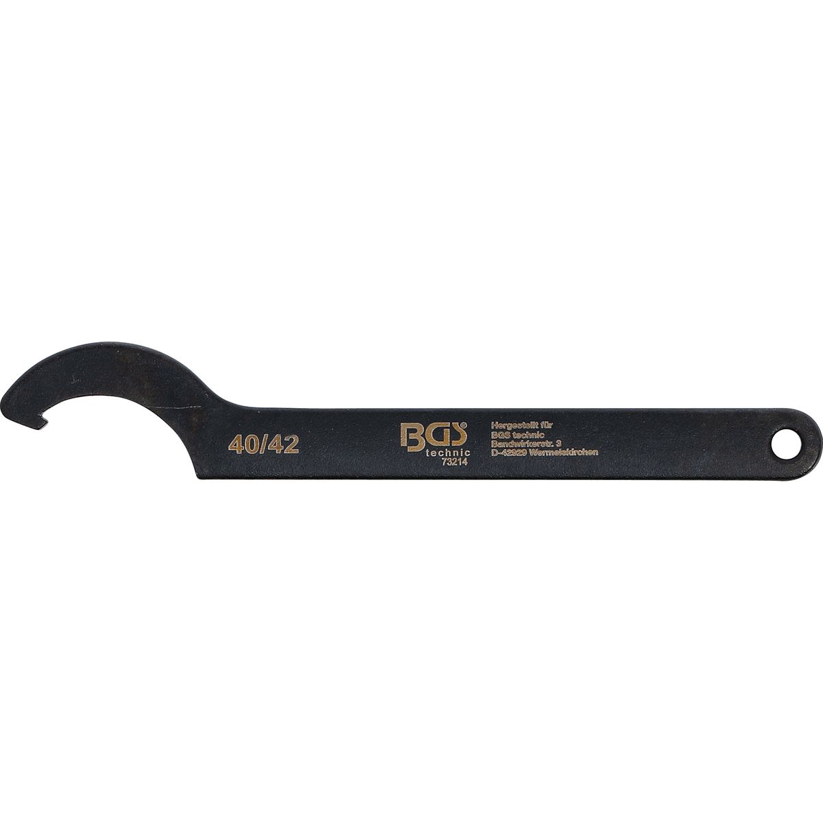 Hook Wrench with Nose | 40 - 42 mm