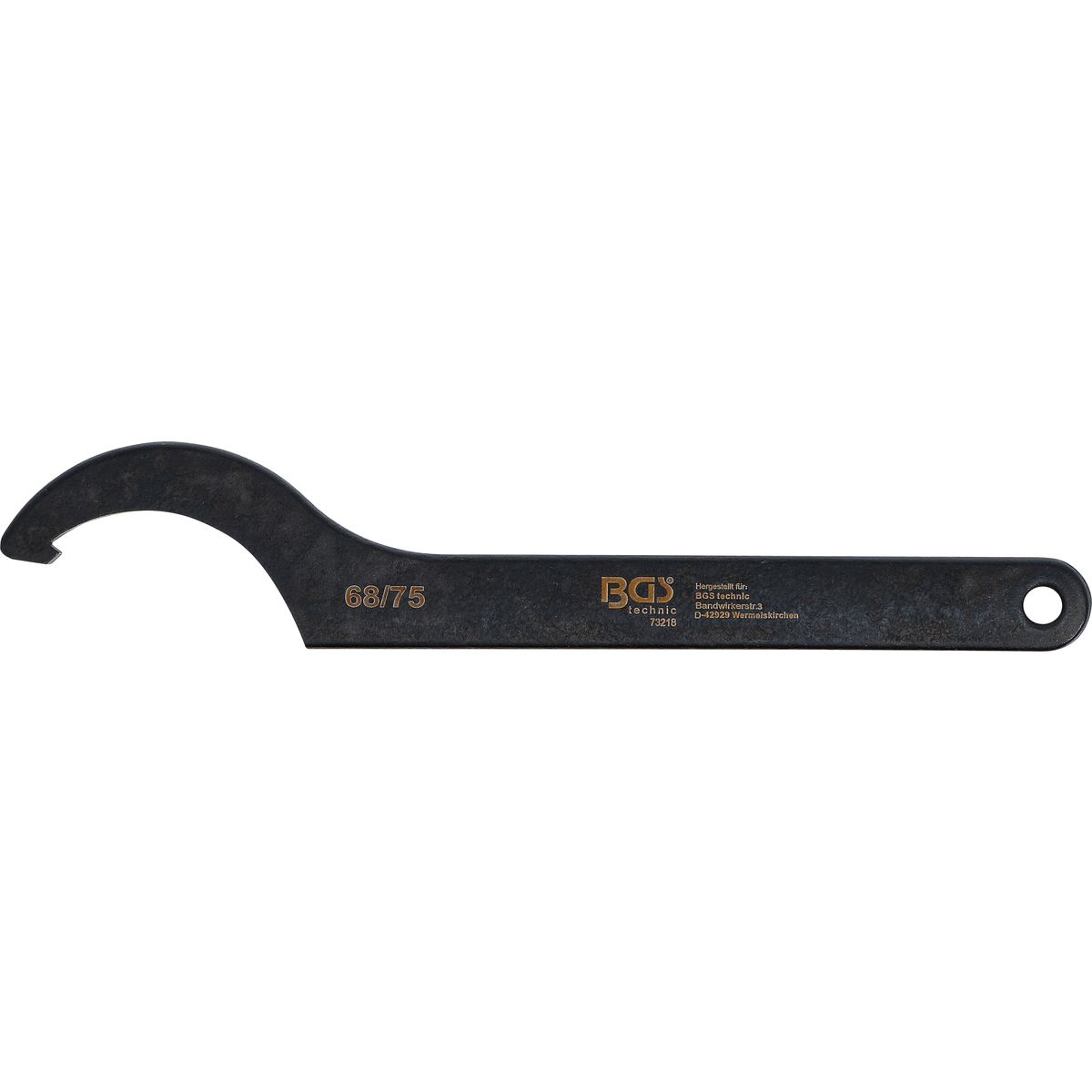 Hook Wrench with Nose | 68 - 75 mm