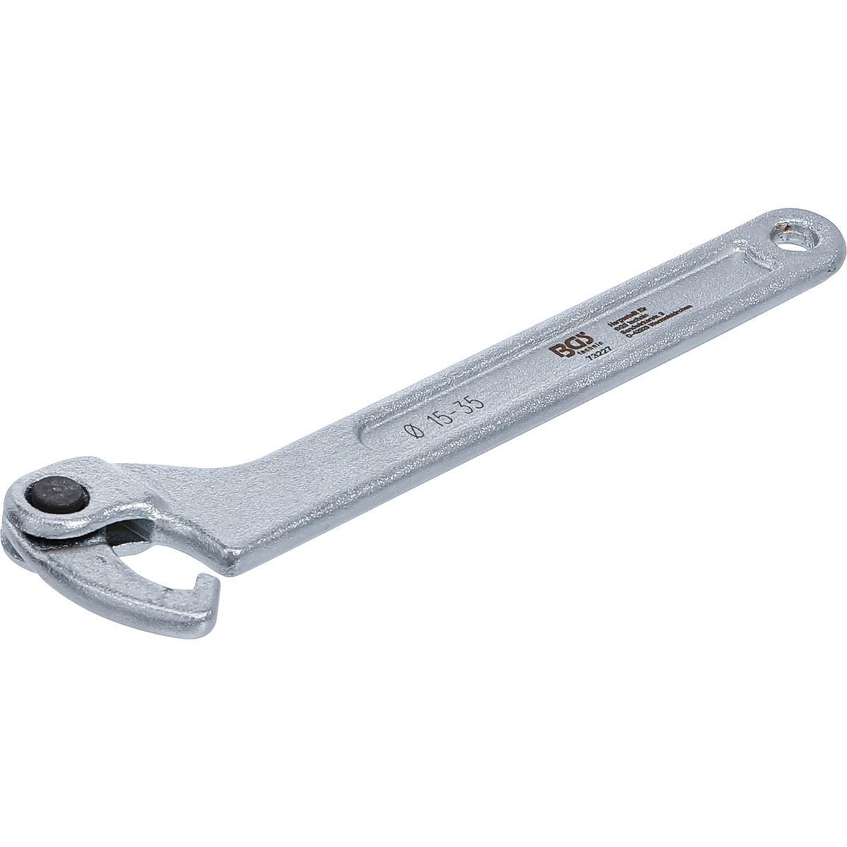 Adjustable Hook Wrench with Nose | 15 - 35 mm