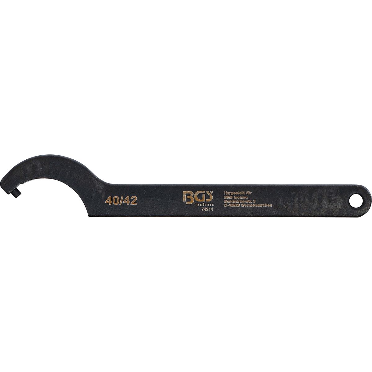 Hook Wrench with Pin | 40 - 42 mm