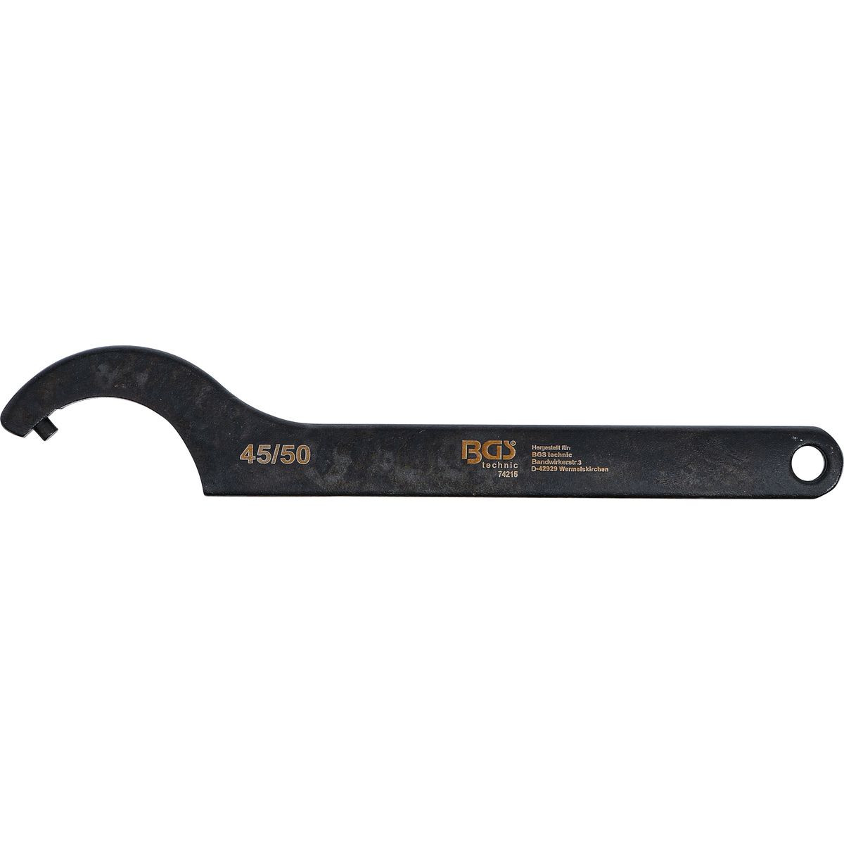 Hook Wrench with Pin | 45 - 50 mm