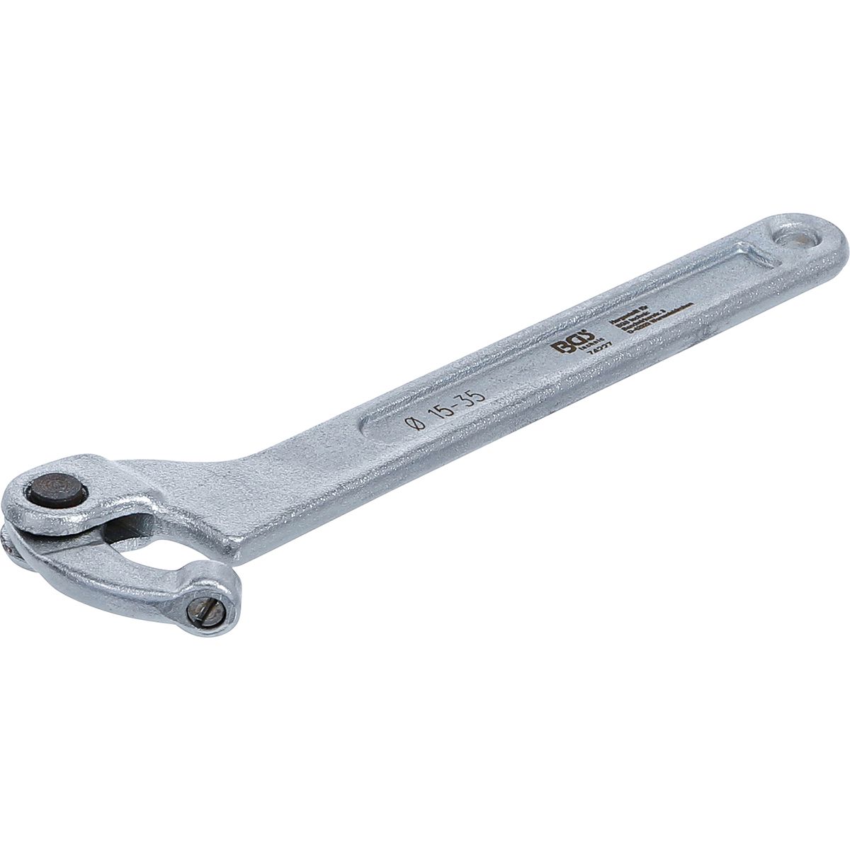 Adjustable Hook Wrench with Pin | 15 - 35 mm