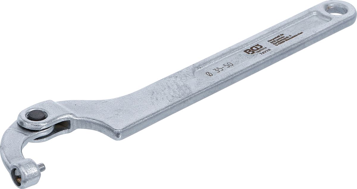 Adjustable Hook Wrench with Pin | 35 - 50 mm