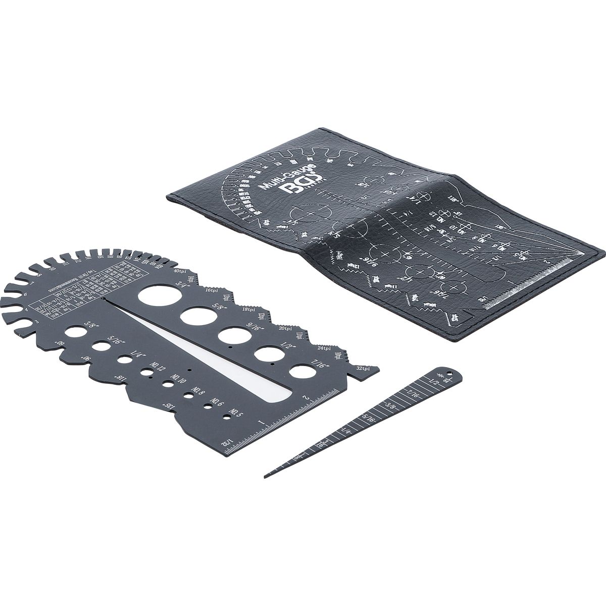 Screwpitch Gauge and Thread Template | Inch Sizes | 1/4 - 2"