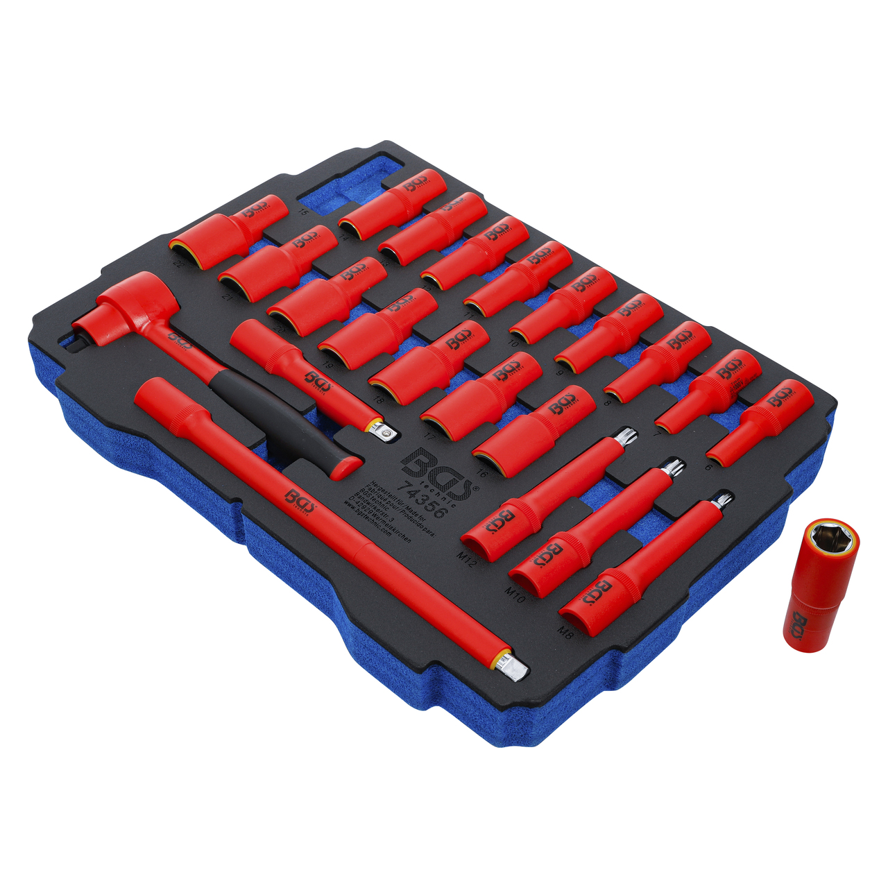 Foam Tray for BGS BOXSYS1 & 2: VDE Tool Set | 23-pcs.