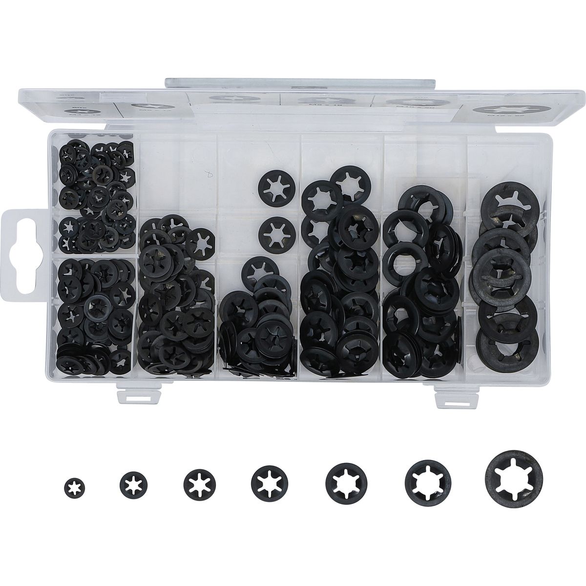 Clamping Washer / Locking Washer Assortment | M3 - M12 | 340 pcs.