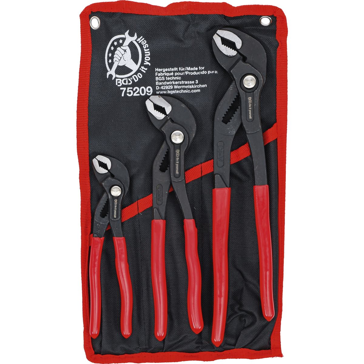 Water Pump Pliers Set | 175 / 240 / 300 mm | 3 pcs.