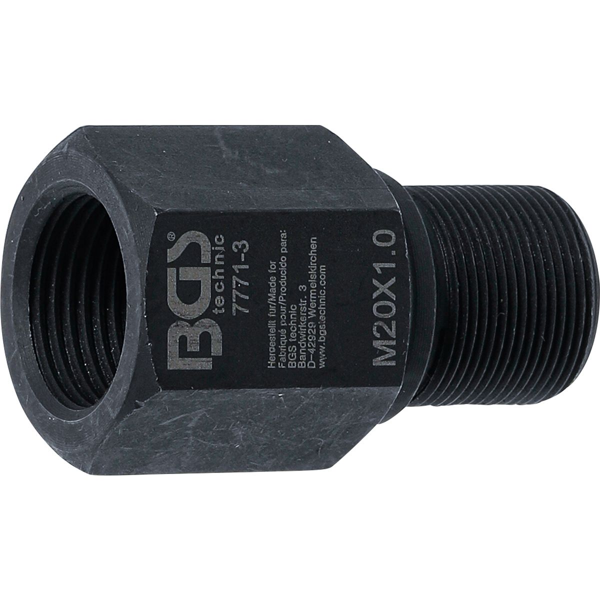 Adaptador de desmontaje de BGS 7771 | M20 x M20 x 49 mm