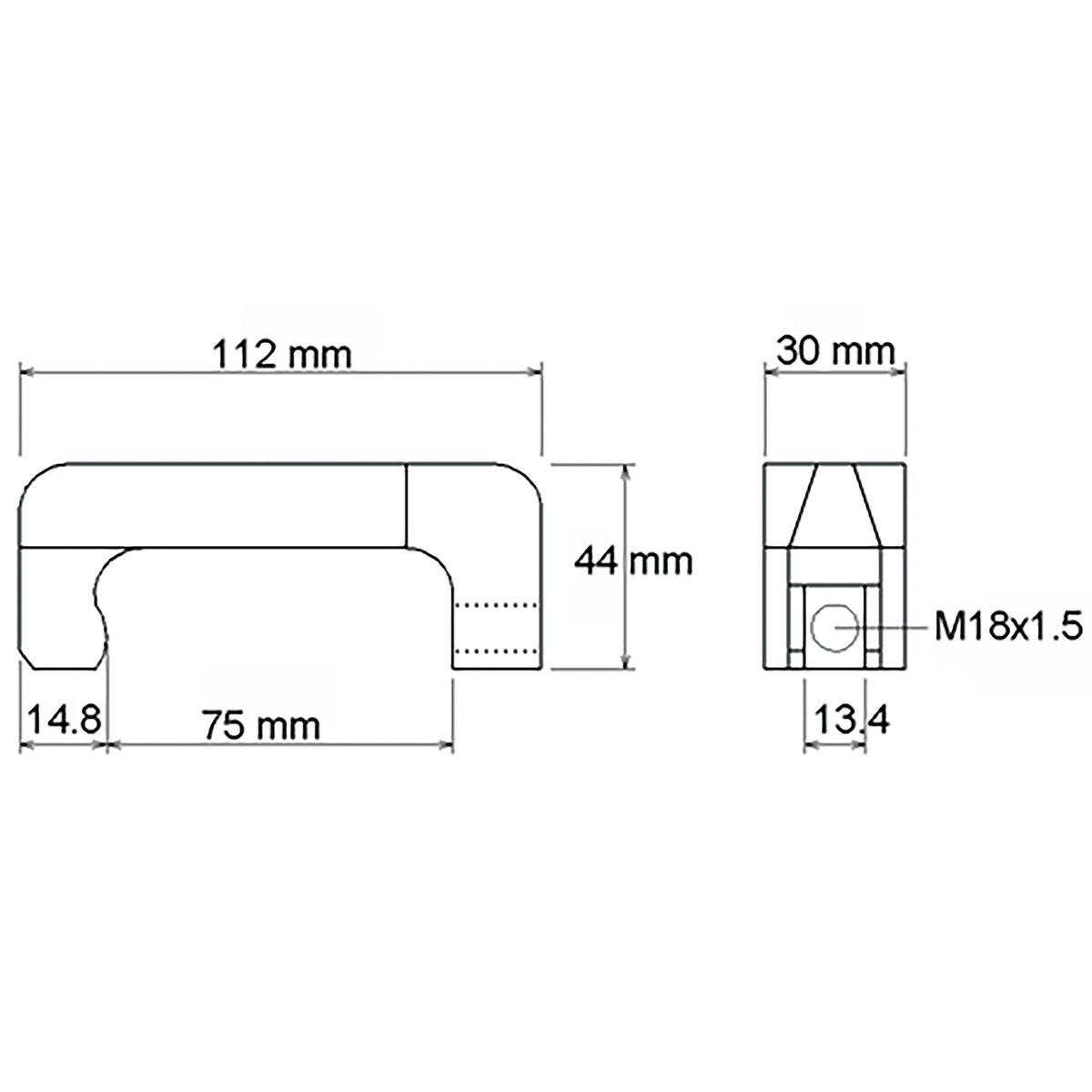 Crochet d'extracteur d’injecteur | 13 mm