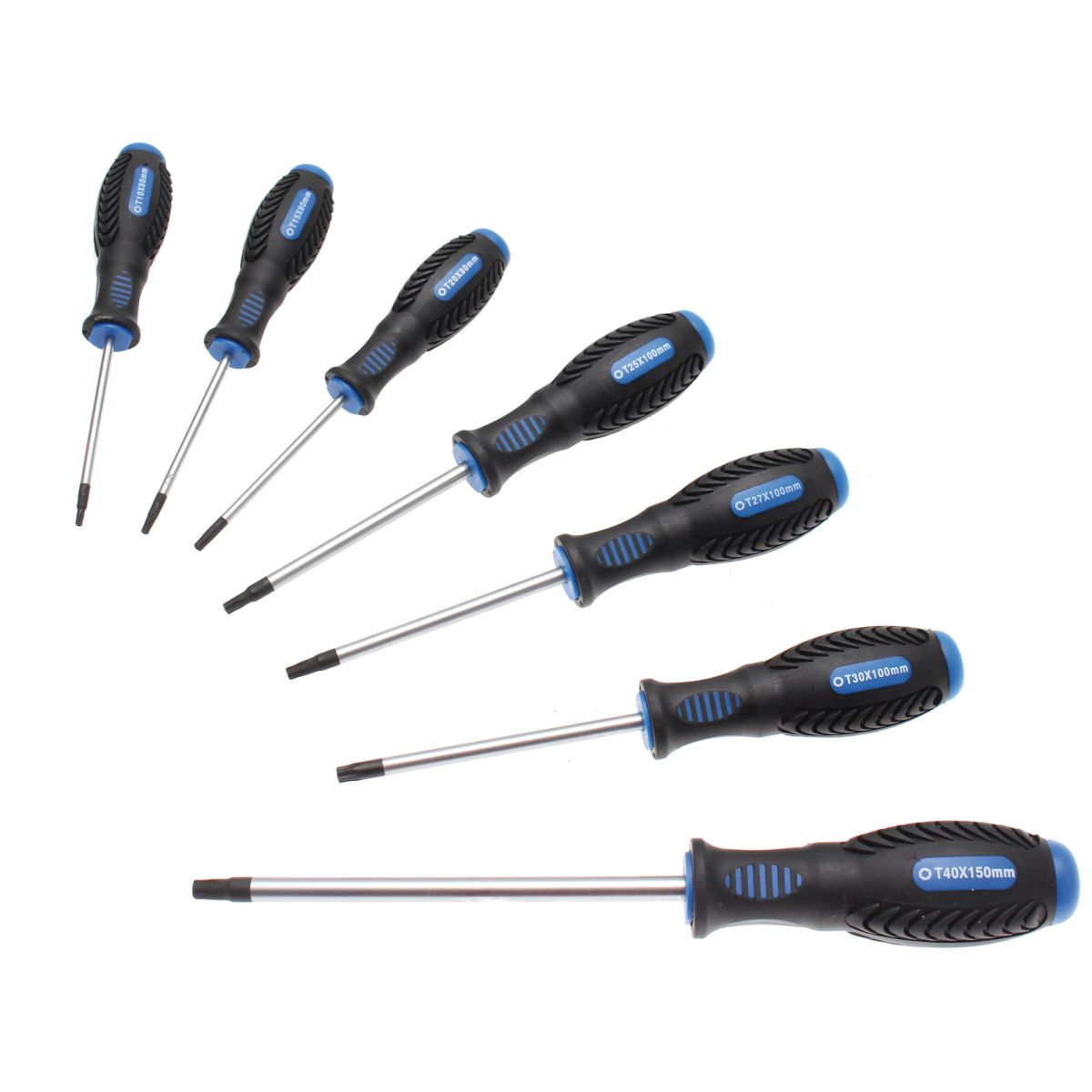 Screwdriver Set | T-Star tamperproof (for Torx) | T10 - T40 | 7 pcs.