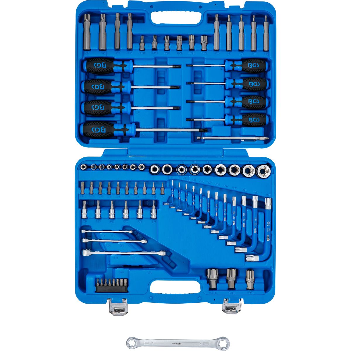 Tool Set | 6.3 mm (1/4") + 12.5 mm (1/2") | E-Type / T-Star (for Torx) | 84 pcs.