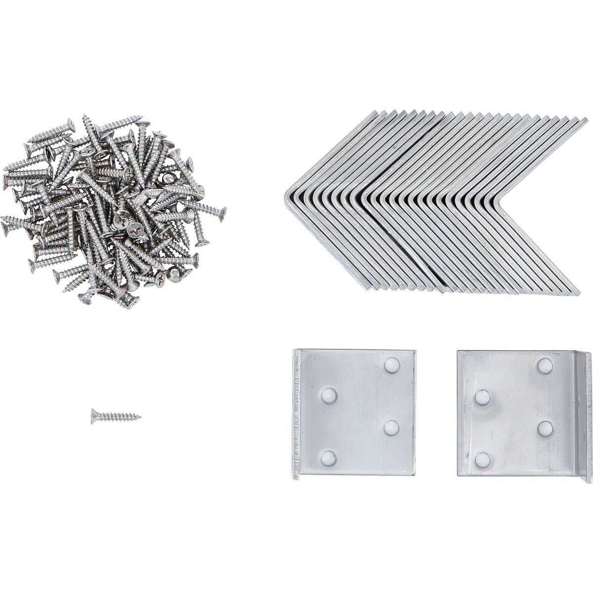 Connecteur d’angle | inoxydable | 40 x 40 x 40 mm | Pack économie | 25 pièces