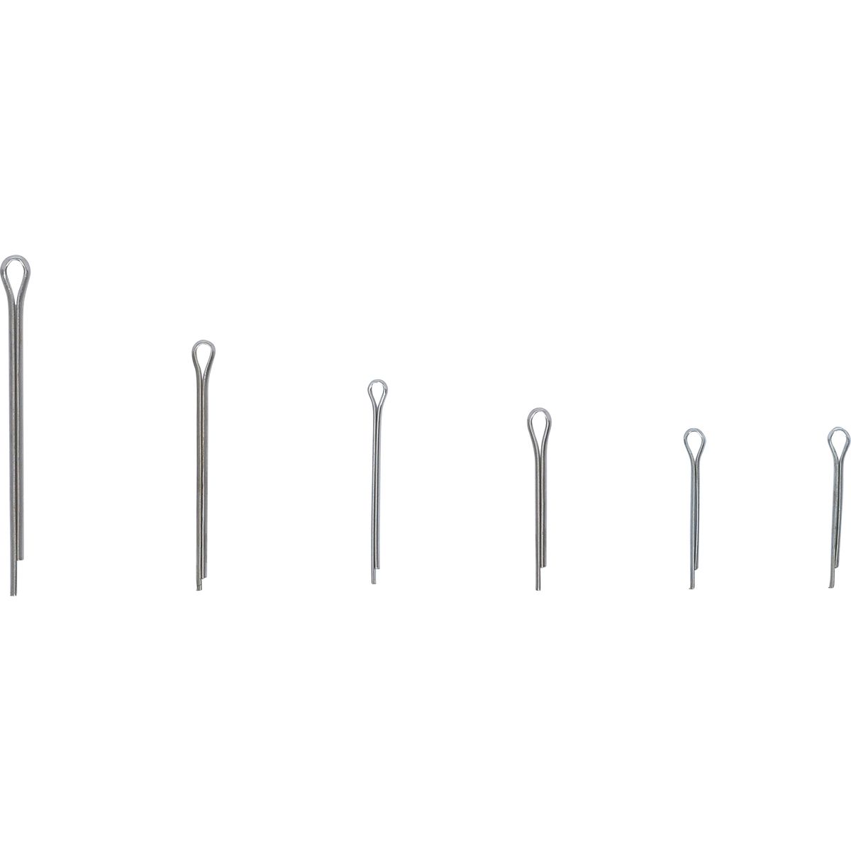 Split Pin Assortment | Stainless Steel | Ø 1.6 - 4.0 mm | 555 pcs.