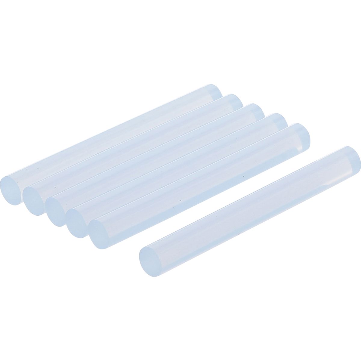 Barras de pegamento termofusible | transparente | Ø 11 mm, 100 mm | 6 piezas