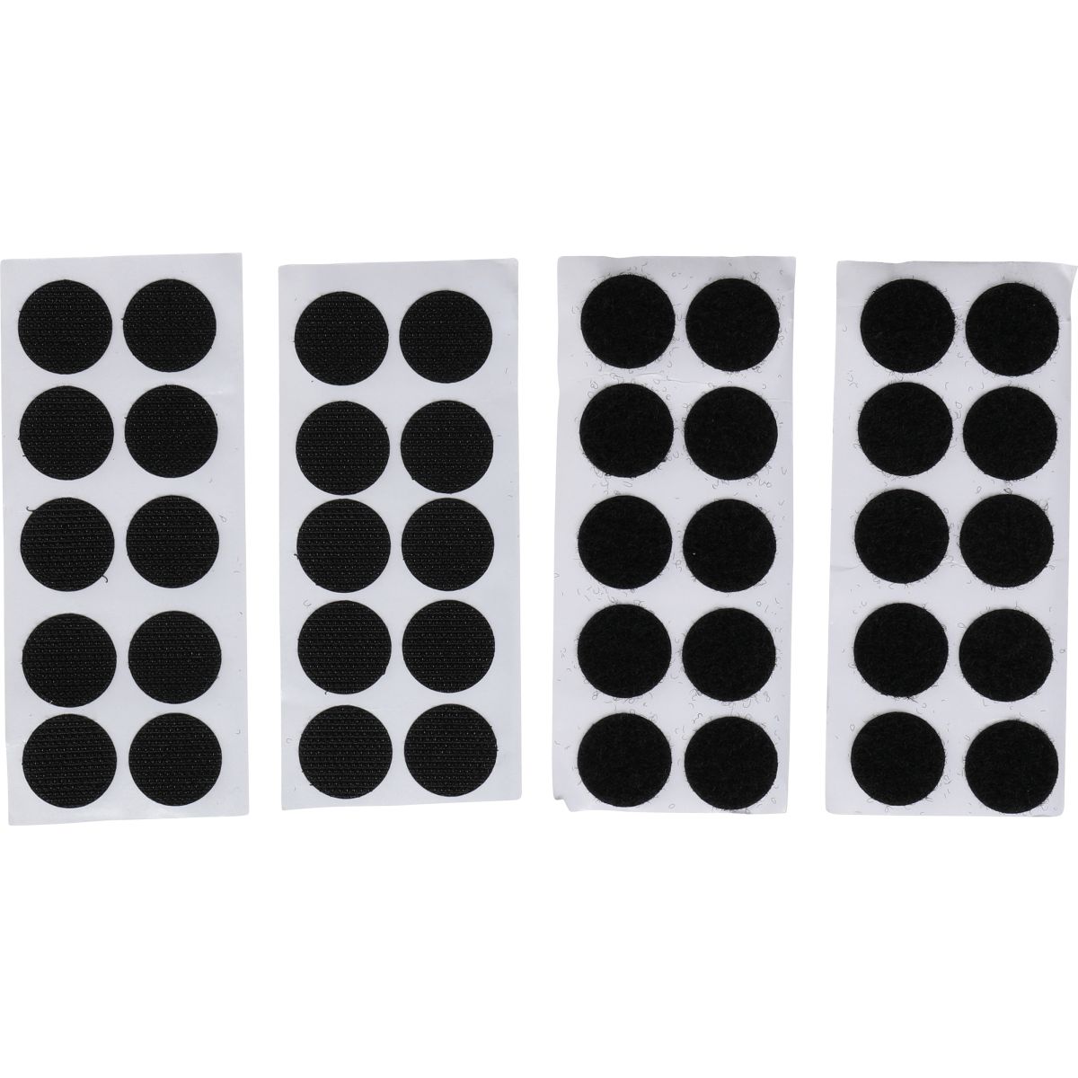 Puntos de cinta adhesiva | autoadhesivos | negro | 40 piezas