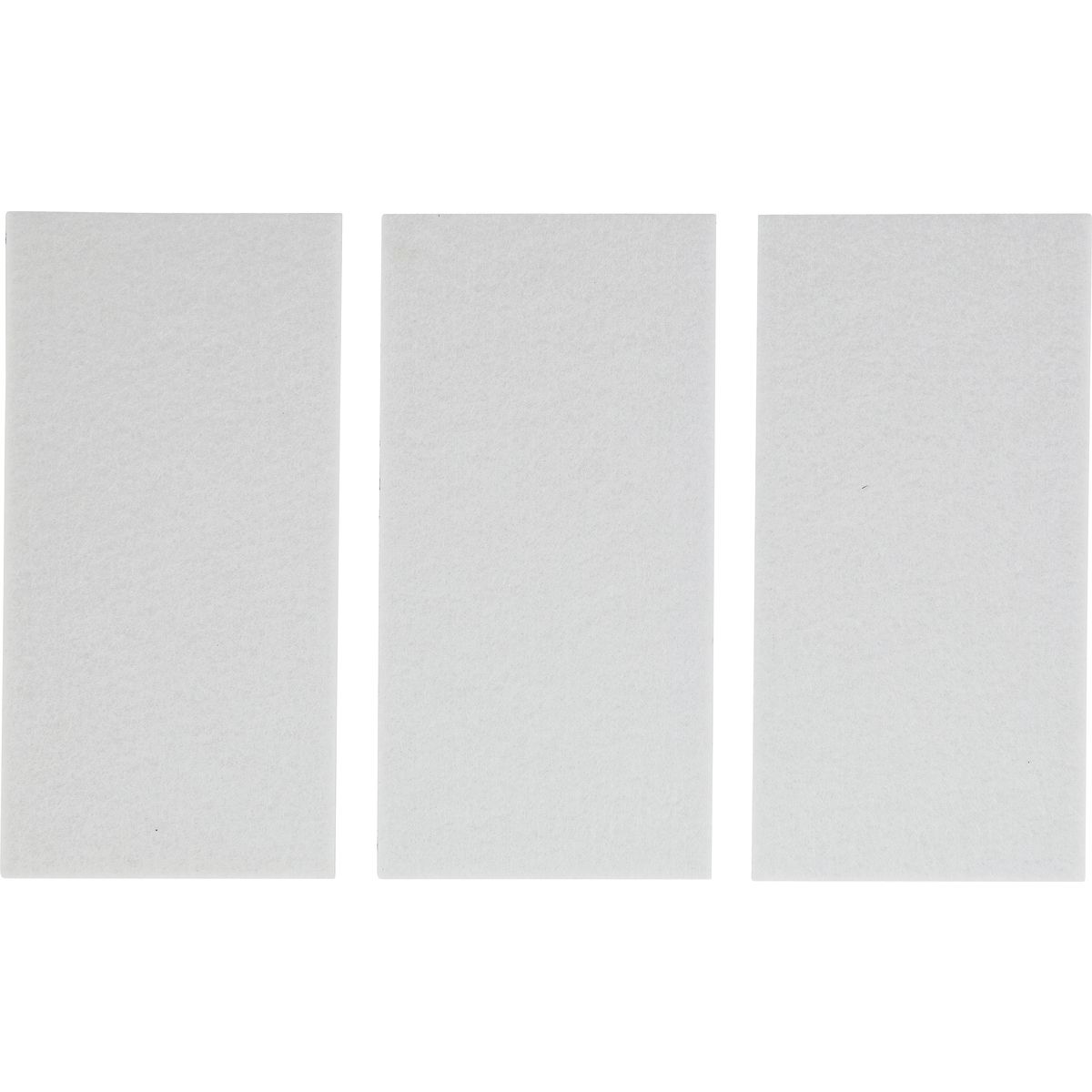 Felt Pad | Mats | white | 100 x 200 mm | 3 pcs.