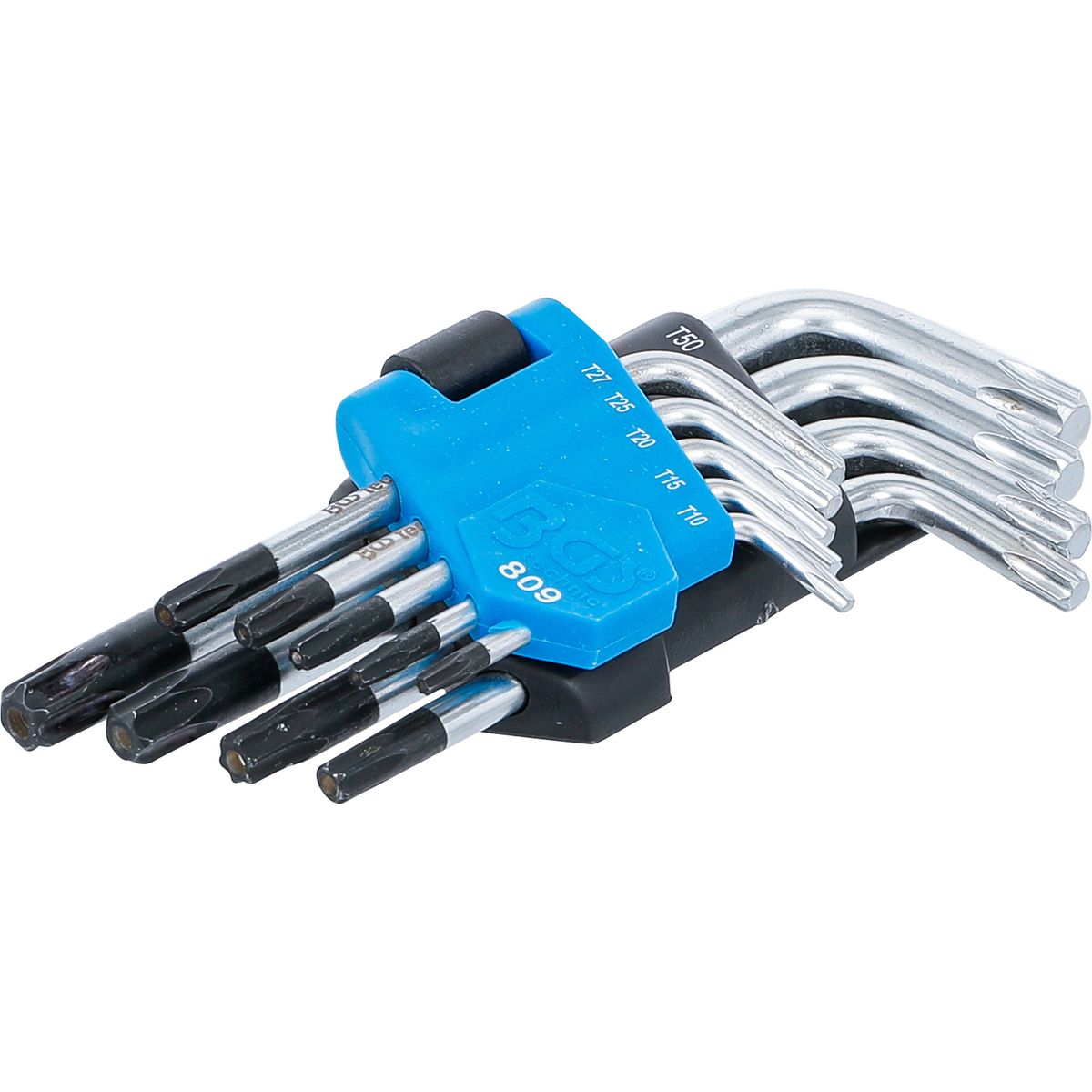 L-Type Wrench Set | short | T-Star tamperproof (for Torx) T10 - T50 | 9 pcs.