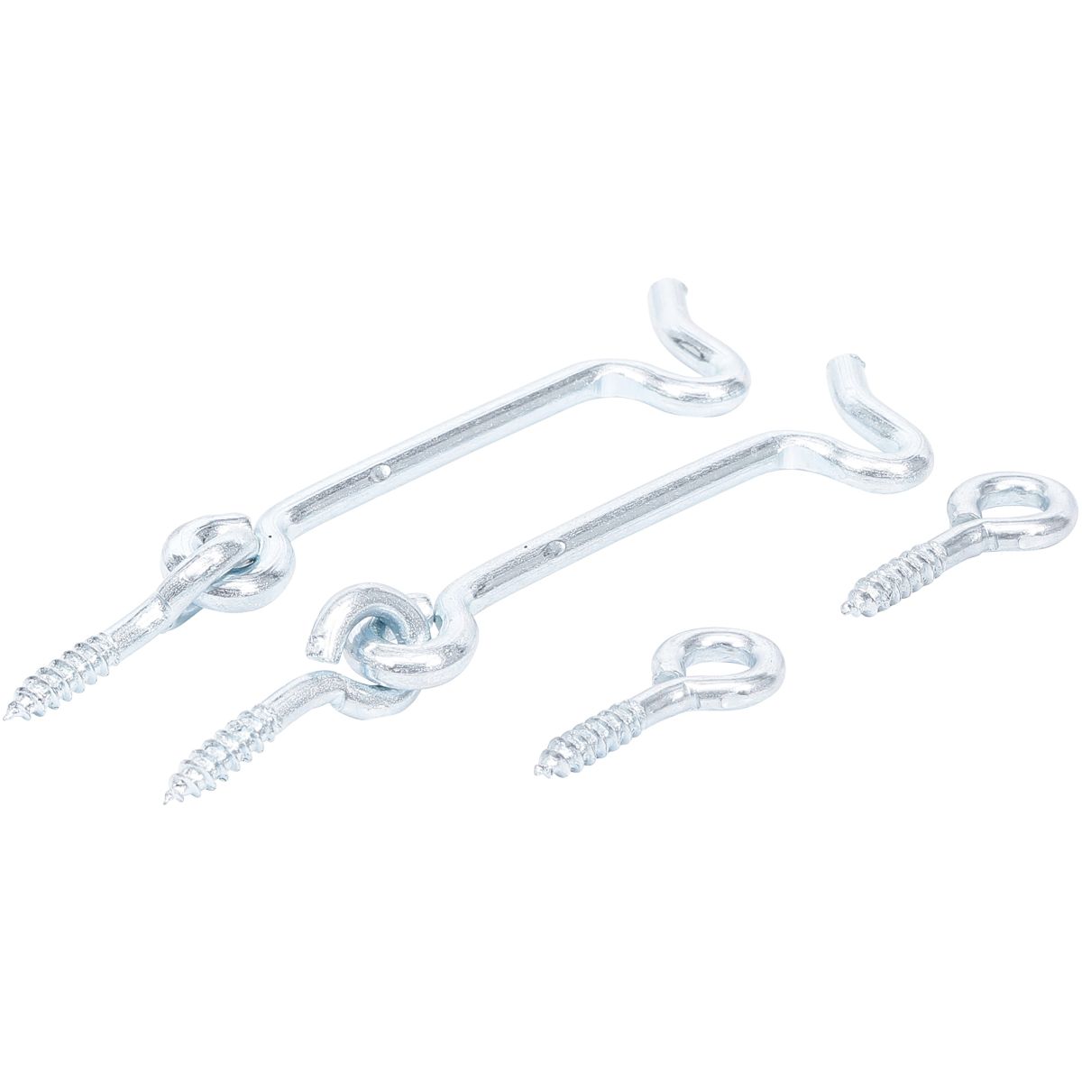 Lock Gate Hook and Eye Set | 4.0 x 80 mm | 2 pcs.