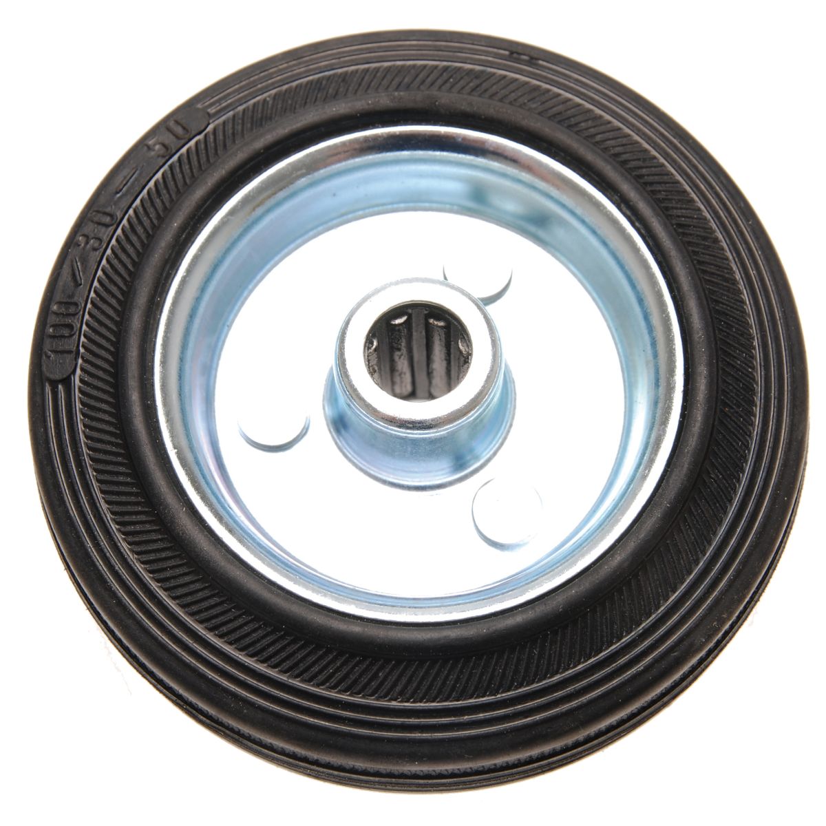 Solid Rubber Wheel | steel rim | Ø 100 mm