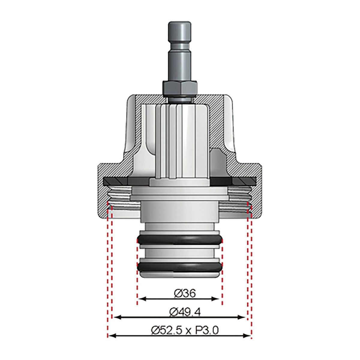 Adaptateur 21 pour art. 8027, 8098 | pour Fiat, Opel, Saab