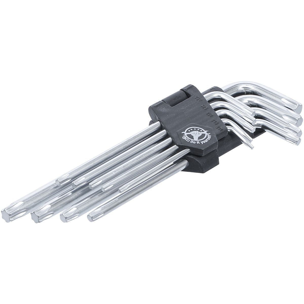 L-Type Wrench Set | long | T-Star (for Torx) T10 - T50 | 9 pcs.