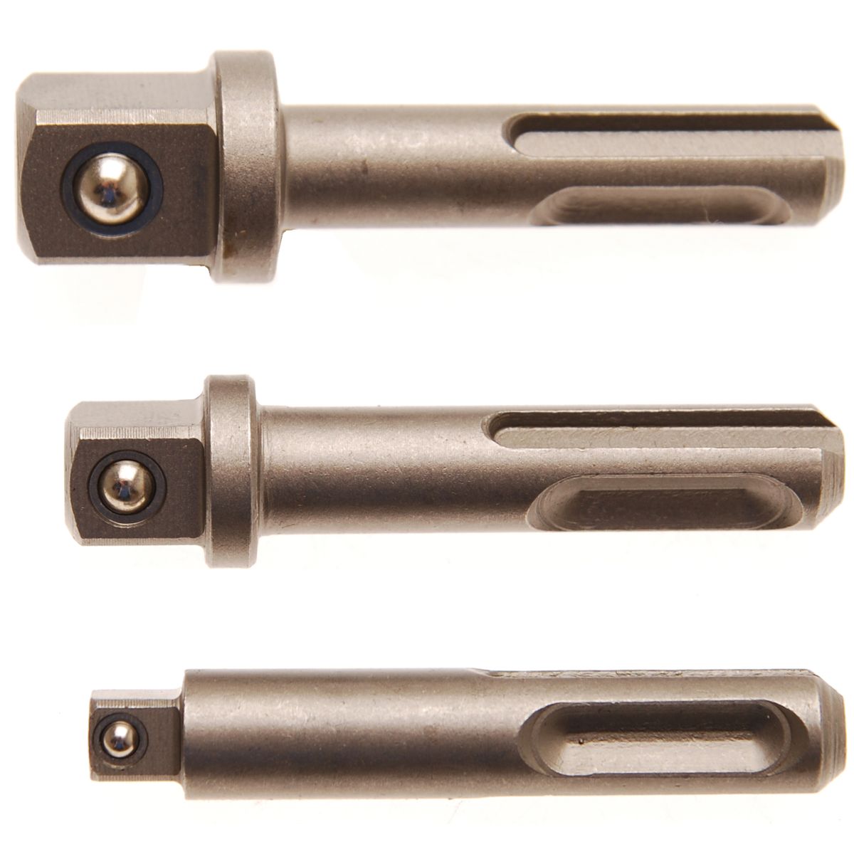 Adapter-Satz | SDS - Außenvierkant 6,3 mm (1/4"), 10 mm (3/8"), 12,5 mm (1/2") | 3-tlg.