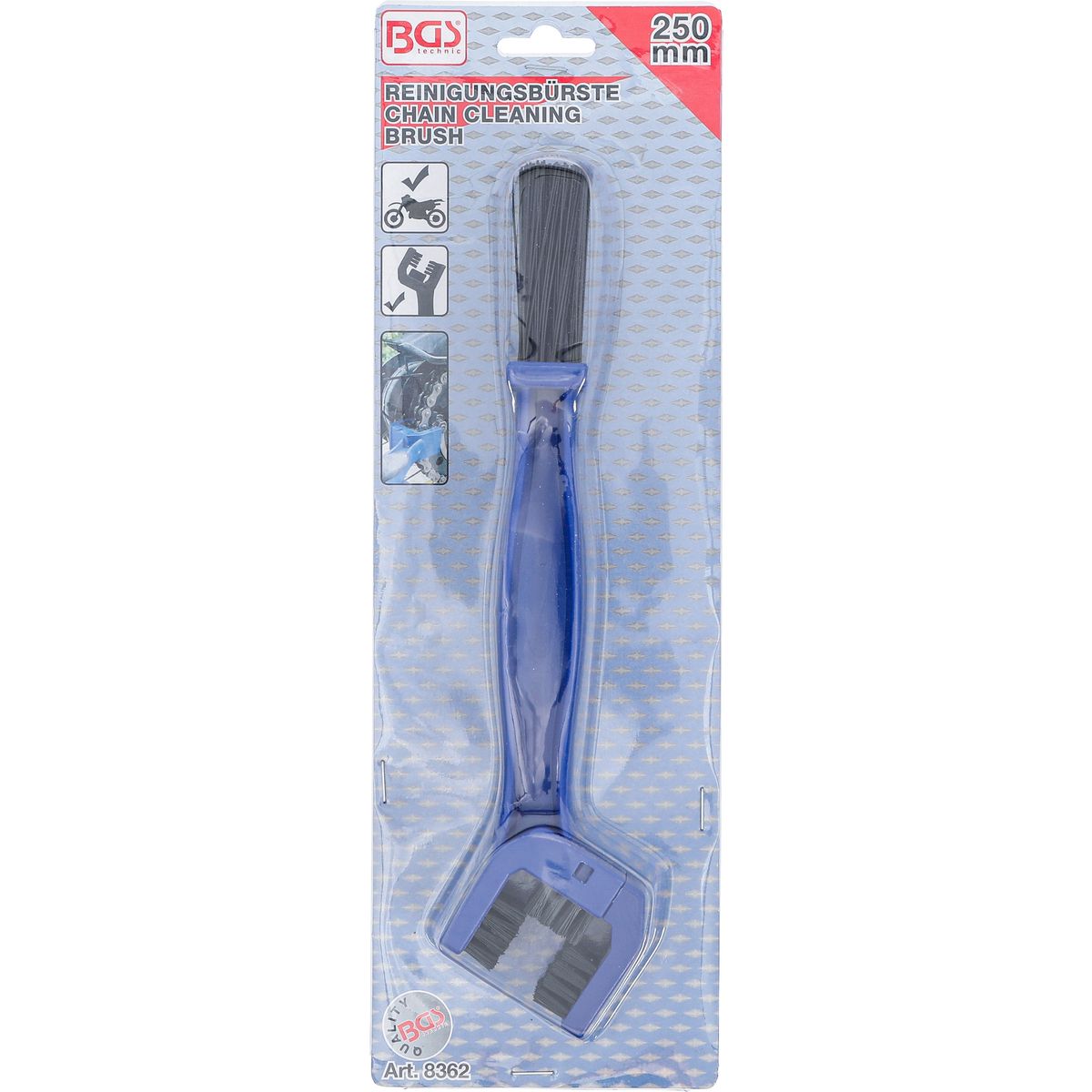 Chain Cleaning Brush | for Motorcycle Chains | 250 mm