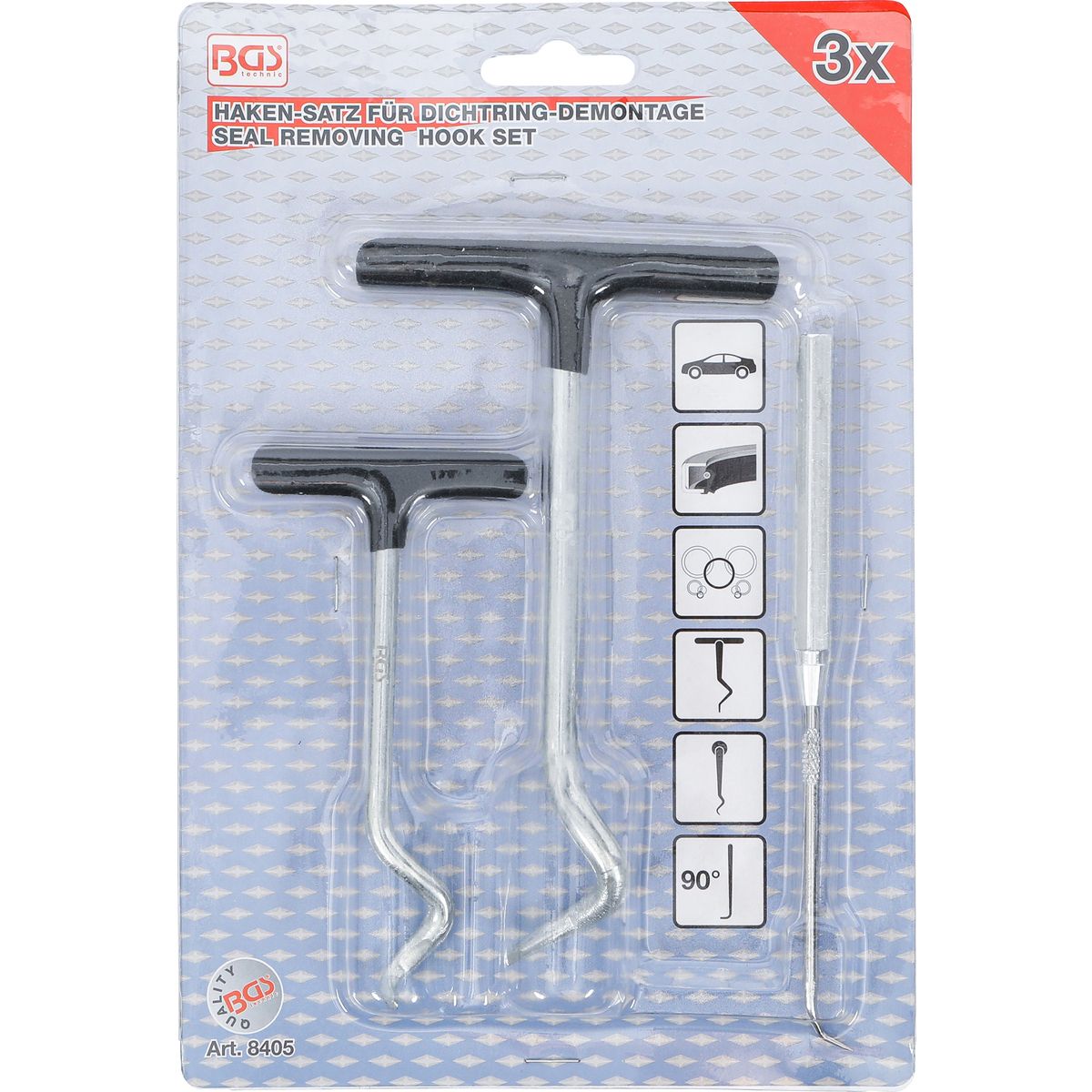 Seal Removing Hook Set | 3 pcs.