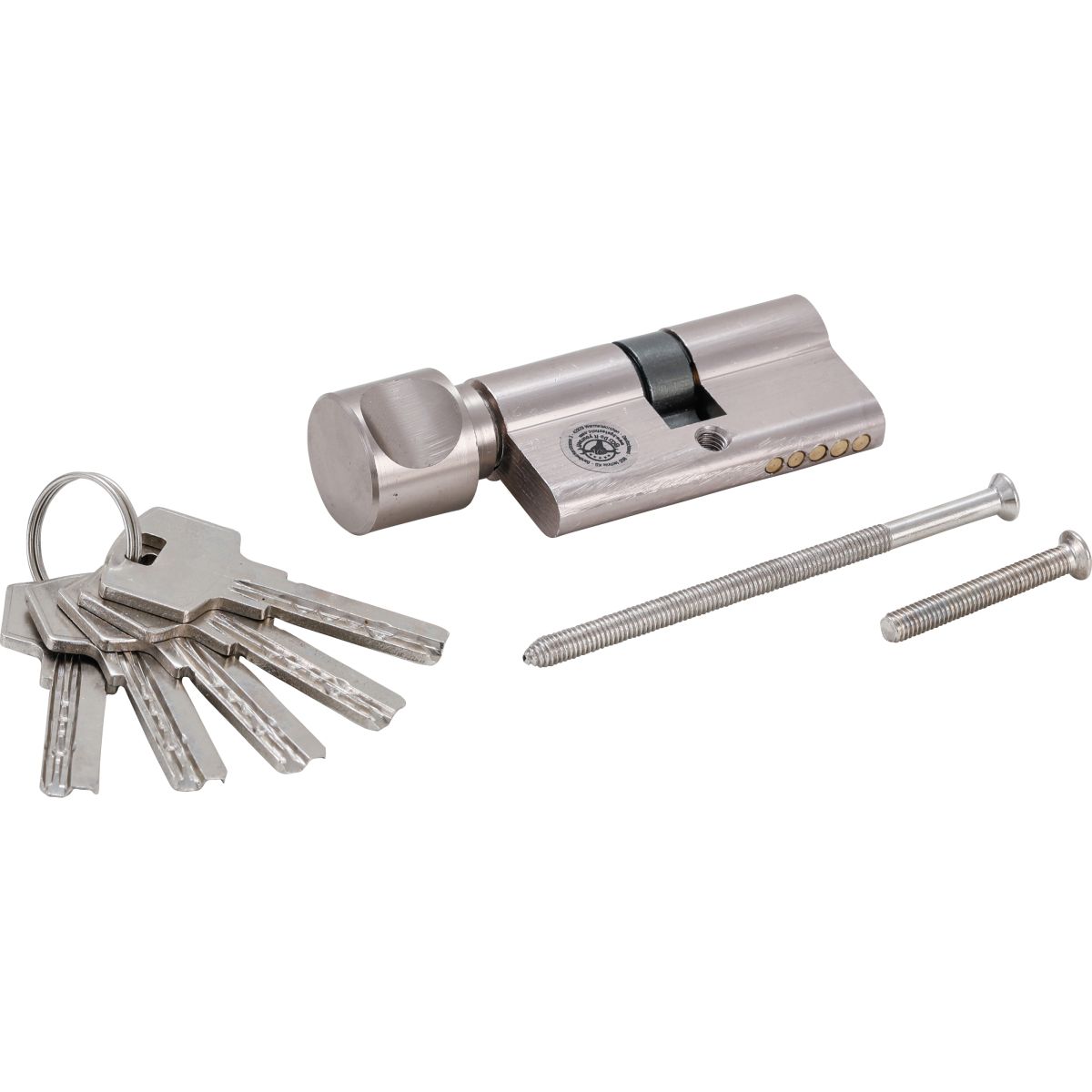 Security Cylinder Lock | with Rotary Knob | 60 mm