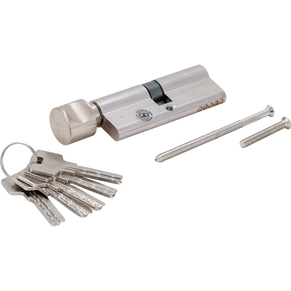 Security Cylinder Lock | with Rotary Knob | 80 mm