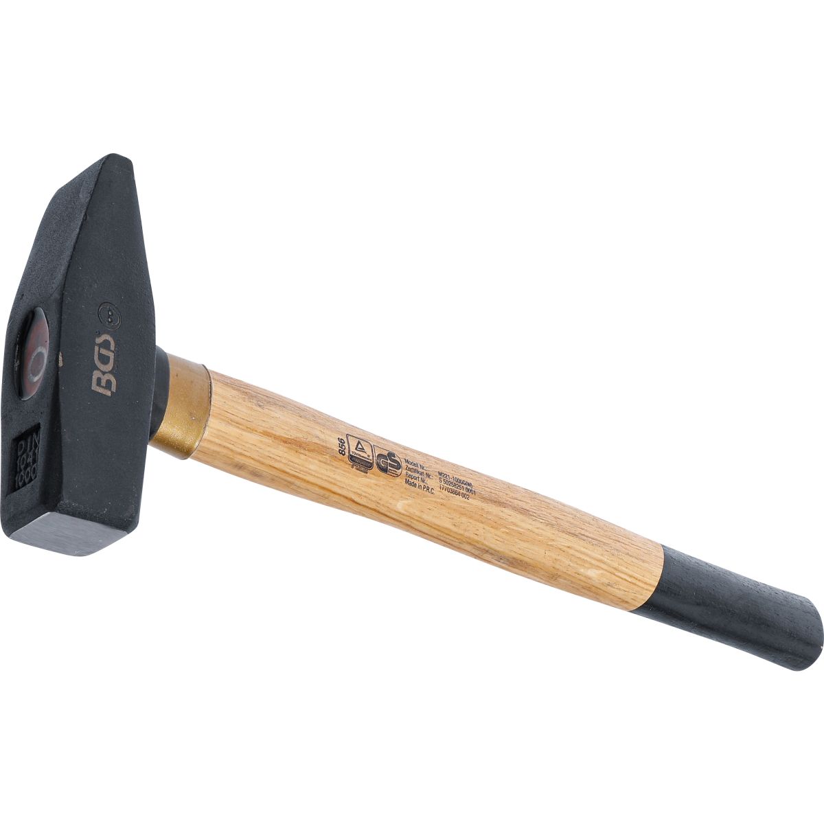 Schlosserhammer | Holz-Stiel | DIN 1041 | 1000 g