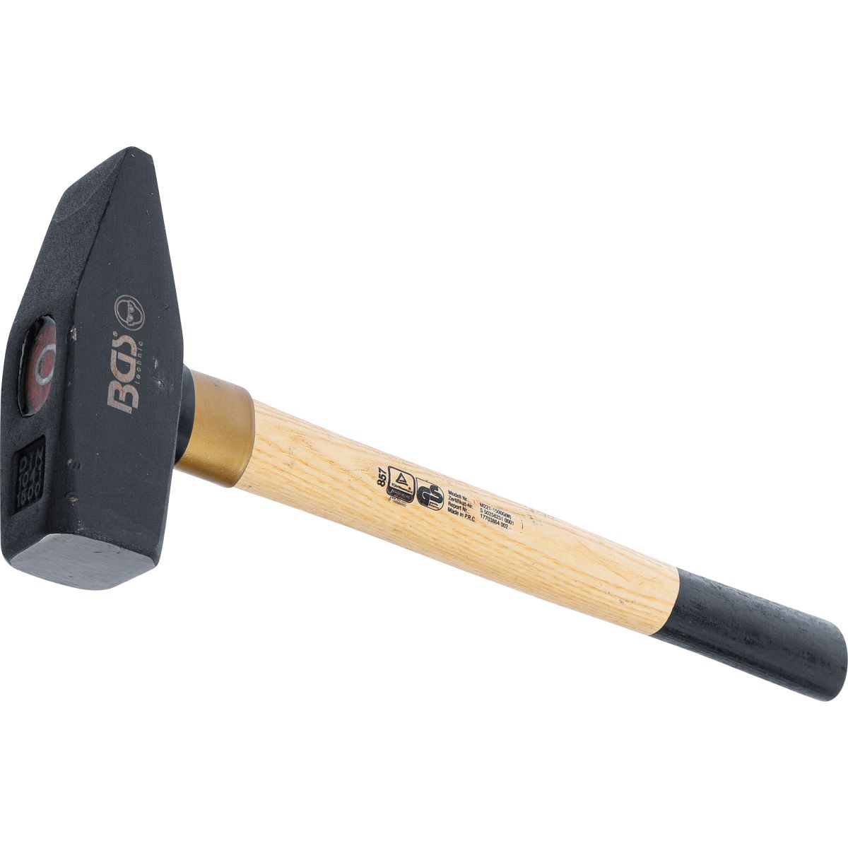 Schlosserhammer | Holz-Stiel | DIN 1041 | 1500 g