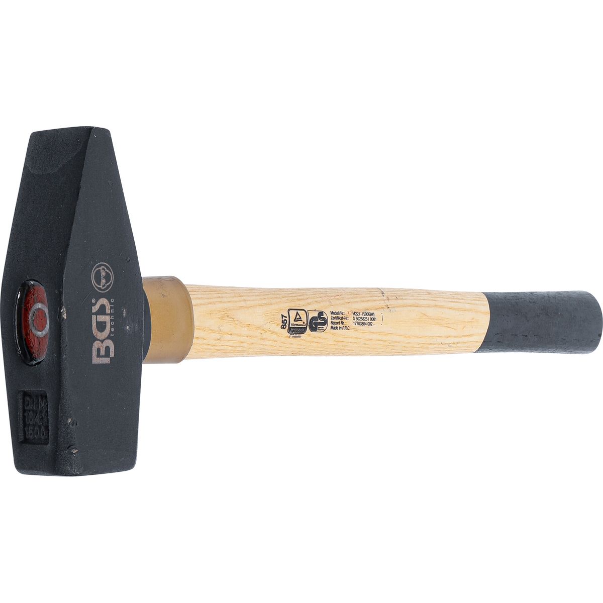 Schlosserhammer | Holz-Stiel | DIN 1041 | 1500 g