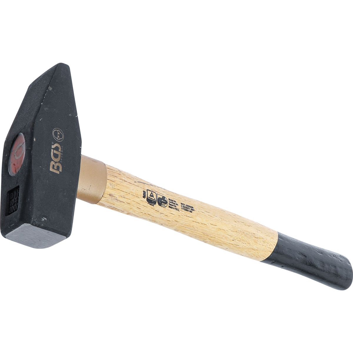 Schlosserhammer | Holz-Stiel | DIN 1041 | 2000 g