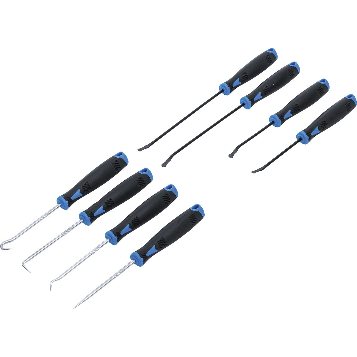Hook Set with straight and rounded Tips | 8 pcs.
