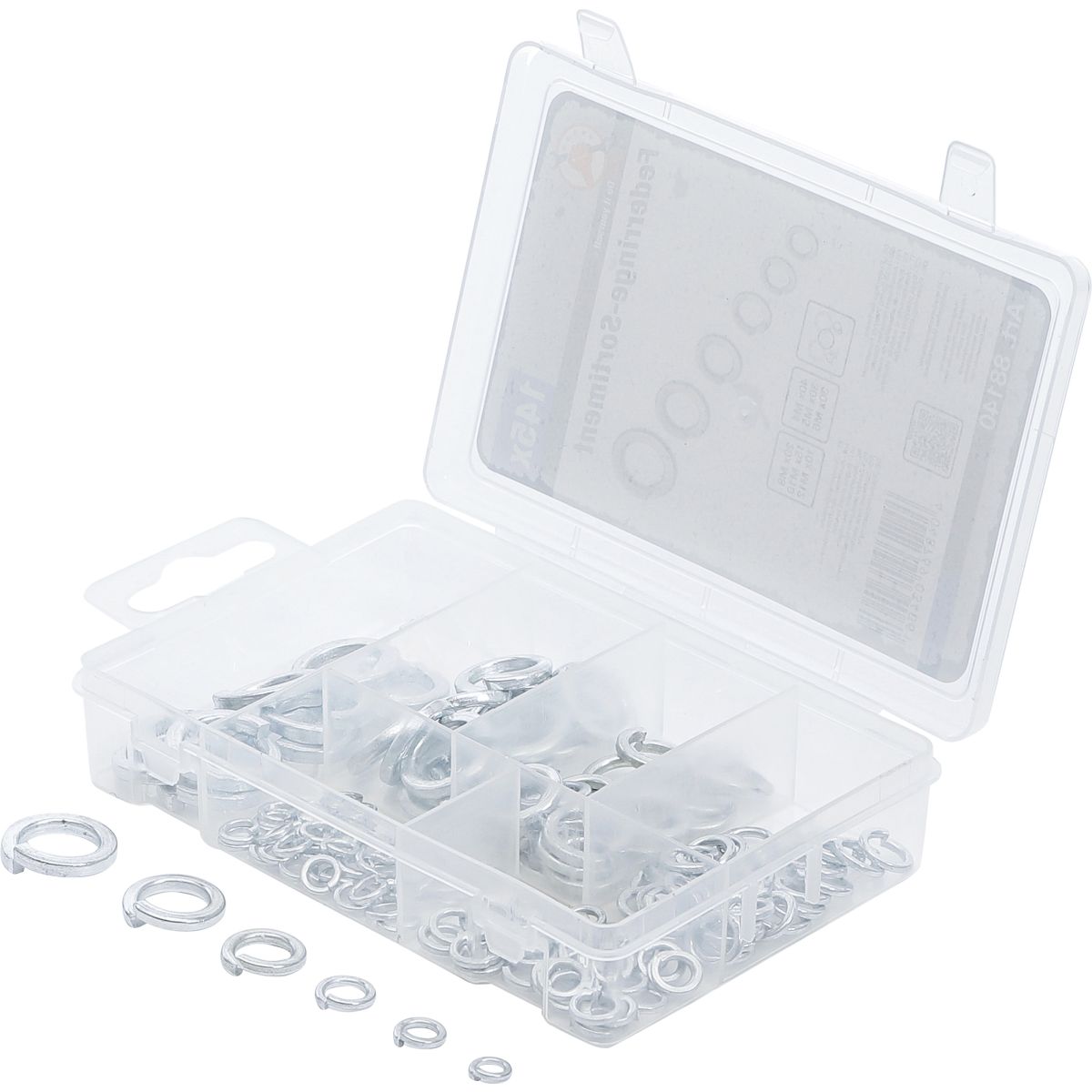 HSS Spring Washer Assortment | M4 - M12 | 145 pcs.