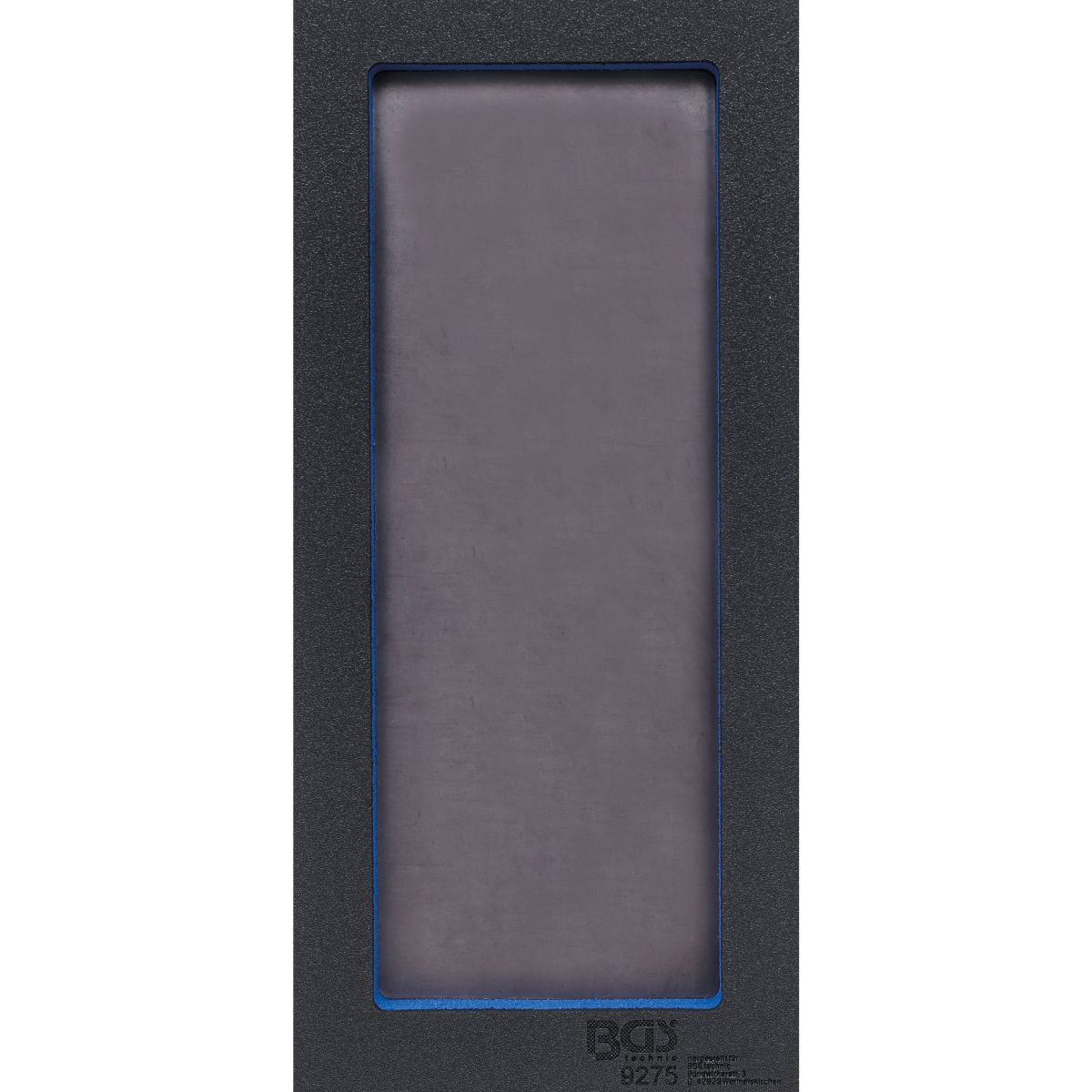 Bandeja para carro 1/3: Compartimento de almacenamiento con placa base magnética | 129 x 348 x 14 mm