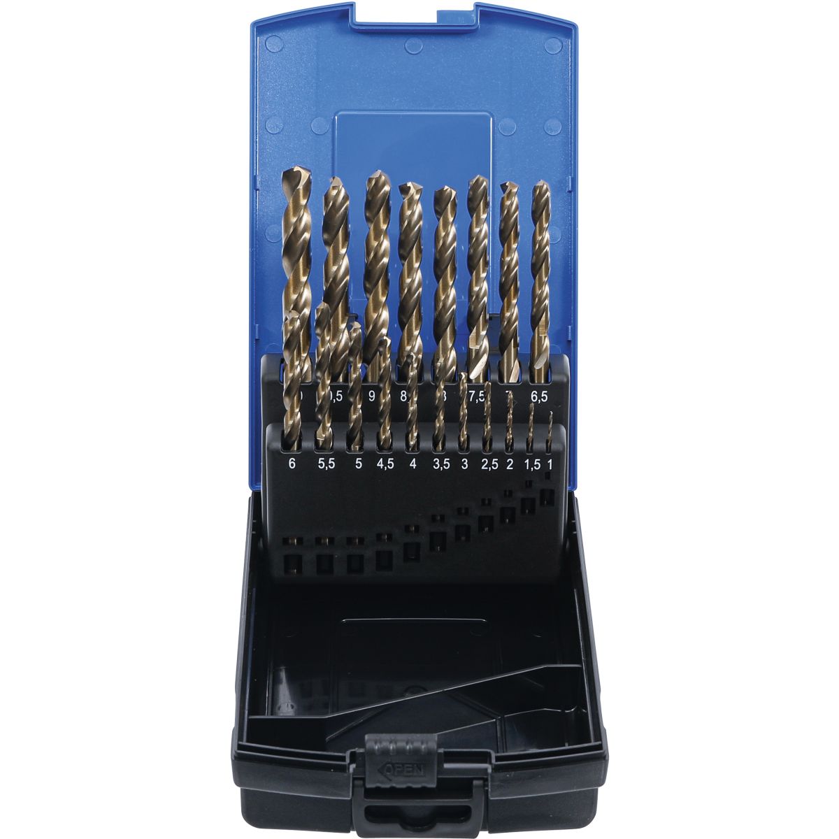 Twist Drill Set | HSS-G M35 Cobalt Steel | 1 - 10 mm | 19 pcs.