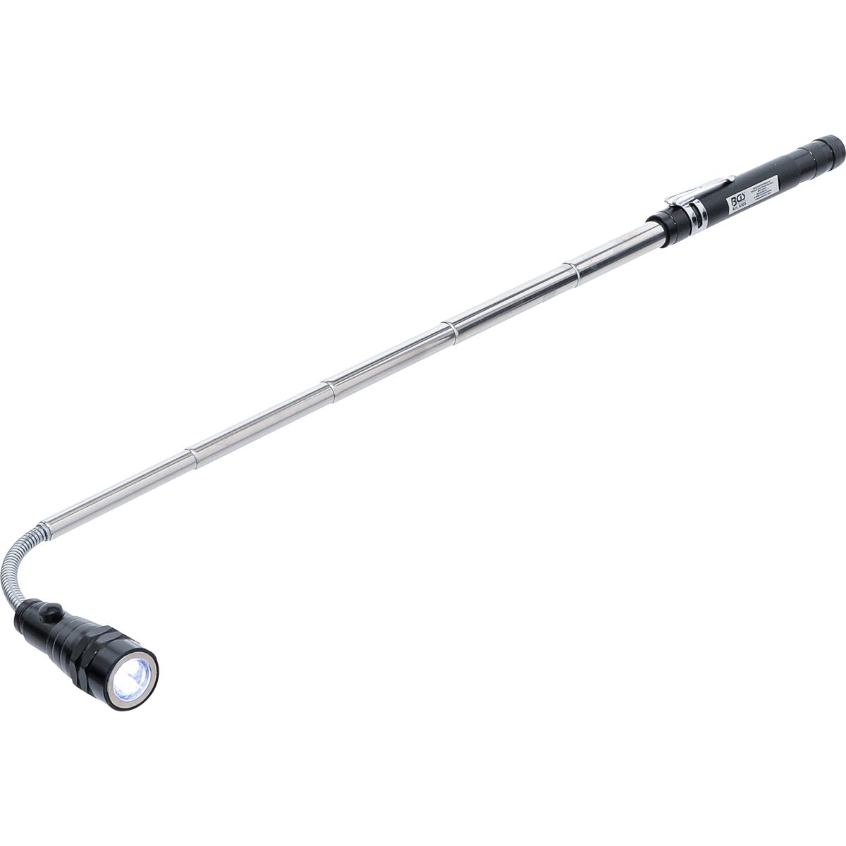 Extendable LED Flashlight with Magnetic Pick Up Tool | "2-IN-1"